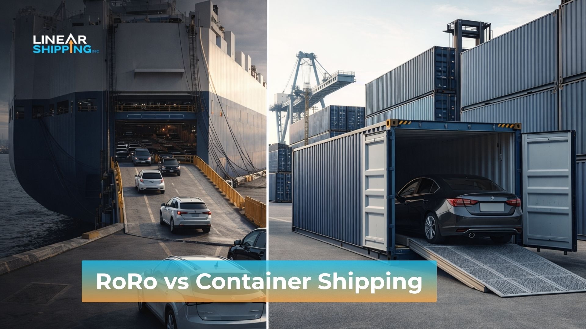 RoRo vs container shipping comparison for U.S. car exports